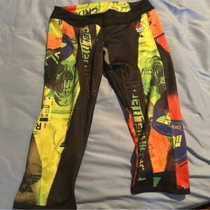 Reebok Kids Multicolor Graphic Leggings